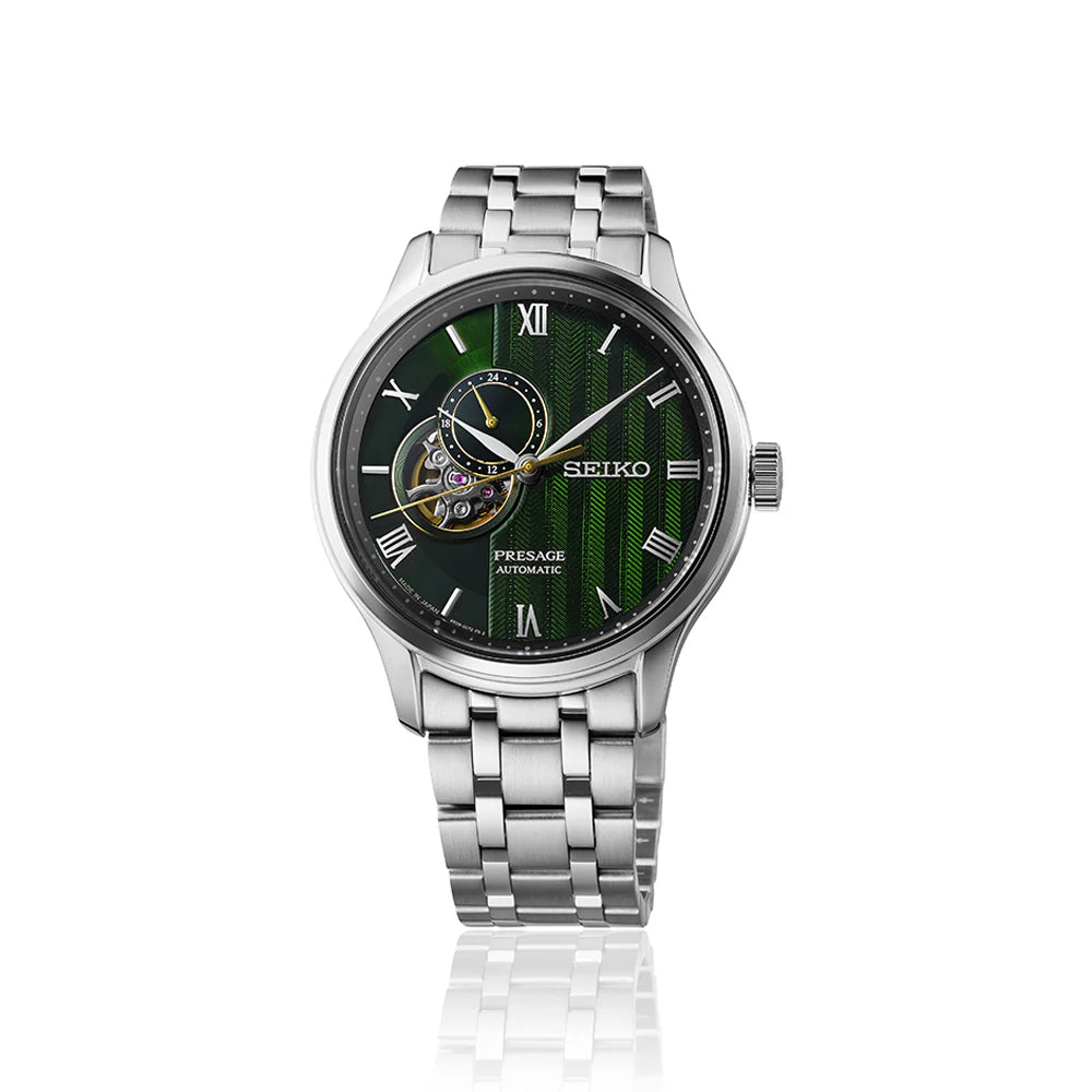 Seiko Presage ‘Japanese Zen Gardens’ in Fern green - SSA463J1
