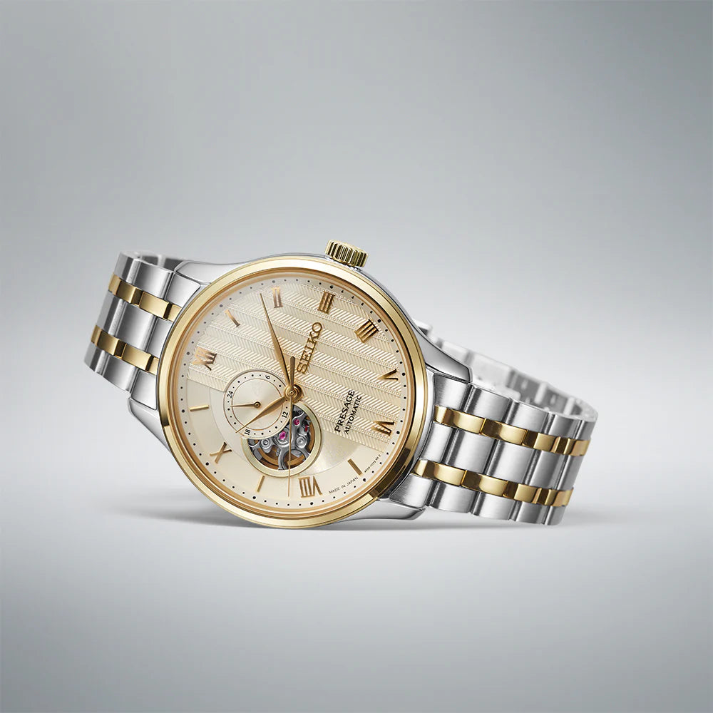 Seiko Presage ‘Japanese Zen Gardens’ in Gold-toned sand - SSA464J1