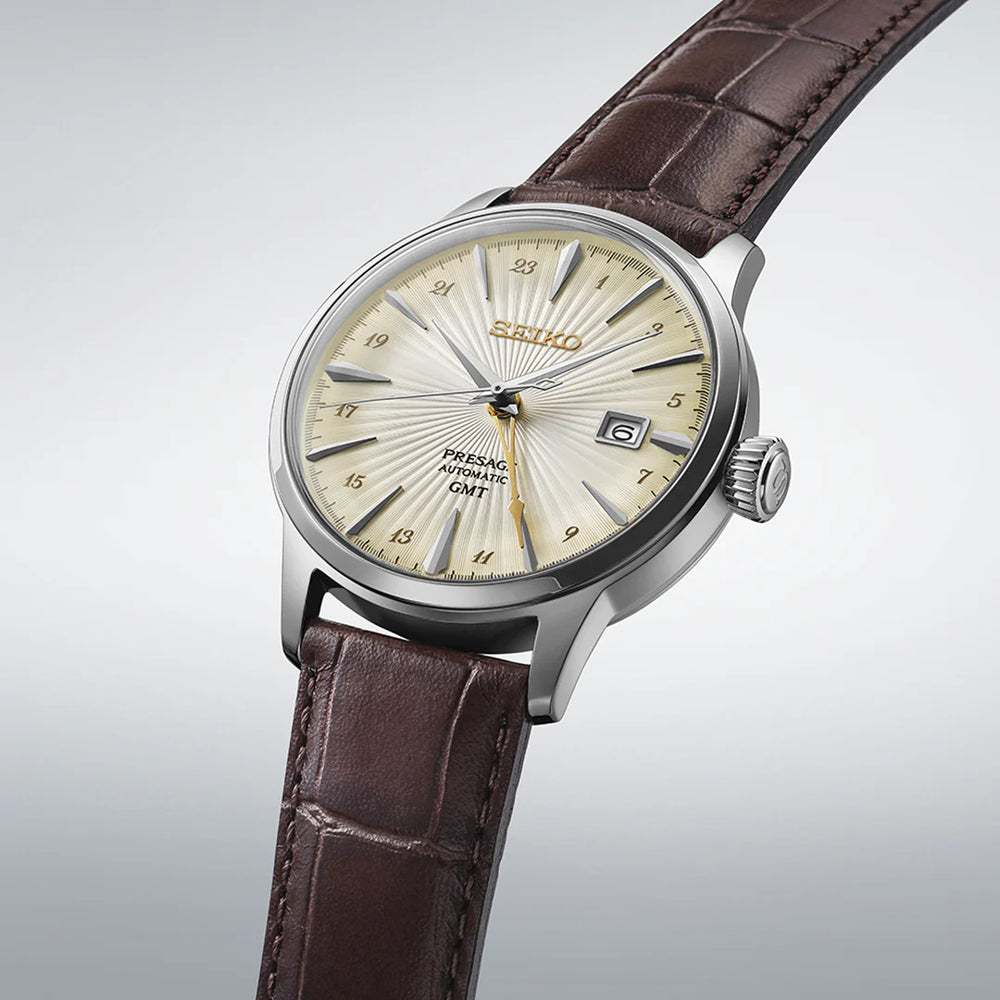 Seiko Presage ‘Acacia’ Cocktail Time GMT - SSK041J1 - KRISHNA WATCH COMPANY