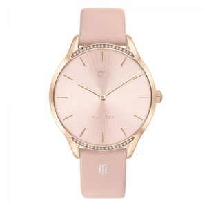 Tommy Hilfiger Women Gray Round Pink Watches 1782215 - KRISHNA WATCH COMPANY