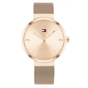 Tommy Hilfiger Women Liberty Round Rose Gold Watches 1782218 - KRISHNA WATCH COMPANY