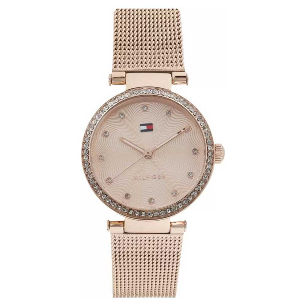 Tommy hilfiger Women Lynn Round Rose gold Watches 1781865 - KRISHNA WATCH COMPANY