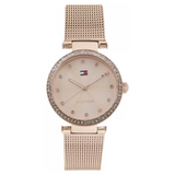 Tommy hilfiger Women Lynn Round Rose gold Watches 1781865 - KRISHNA WATCH COMPANY