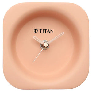Contemporary Pink Table Clock T0001RA01 - KRISHNA WATCH COMPANY