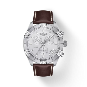 TISSOT PR 100 Men Chronograph Leather Watch T1016171603100 - KRISHNA WATCH COMPANY