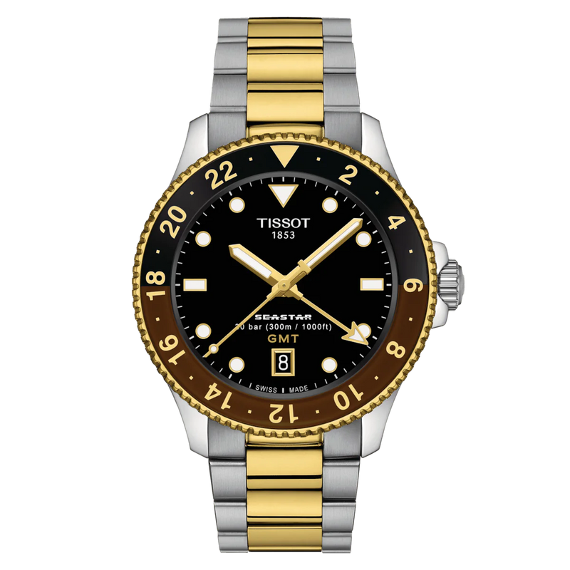 Tissot T-Sport Seastar 1000 Quartz GMT Watch for Men T1208522205100