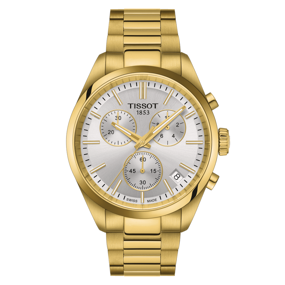 Tissot T-Classic PR 100 Chronograph Watch for Men - T1504173303100 - KRISHNA WATCH COMPANY