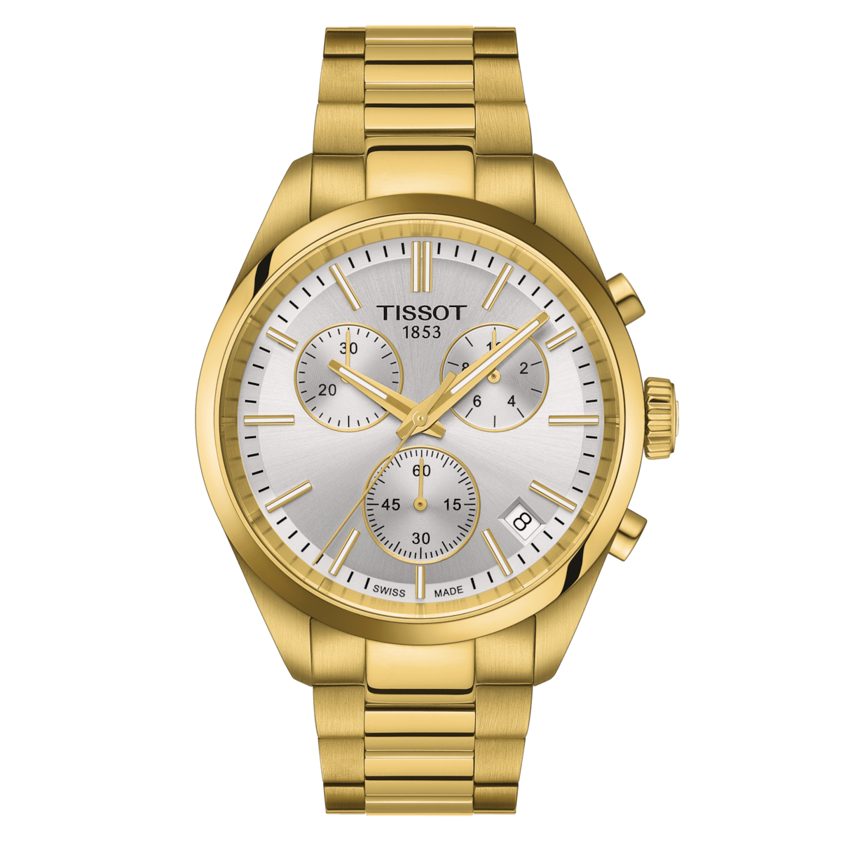 Tissot T-Classic PR 100 Chronograph Watch for Men - T1504173303100 - KRISHNA WATCH COMPANY