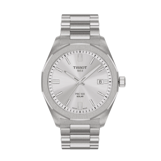 Tissot PRC 100 Solar Quartz 39mm Men's Watch, T1514221103100
