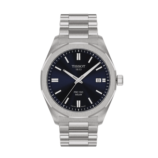Tissot PRC 100 Solar Quartz 39mm Men's Watch, T1514221104100