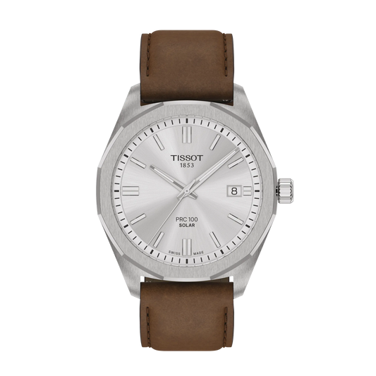 Tissot PRC 100 Solar Quartz 39mm Men's Watch, T1514221603100