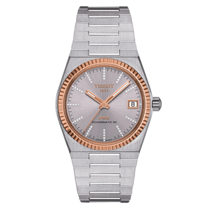 TISSOT PRX 35MM POWERMATIC 80 STEEL & 18K GOLD BEZEL T9312074133600 - KRISHNA WATCH COMPANY