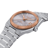 TISSOT PRX 35MM POWERMATIC 80 STEEL & 18K GOLD BEZEL T9312074133600