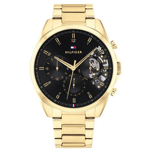 Tommy Hilfiger Quartz Multifunction Black Dial Watch for Men NETH1710447 - KRISHNA WATCH COMPANY