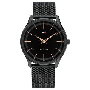 Tommy Hilfiger Men Black Dial Analog Watch NETH1710470W - KRISHNA WATCH COMPANY