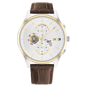 Tommy Hilfiger Silver Dial Quartz Analog Watch for Men neth1710501 - KRISHNA WATCH COMPANY