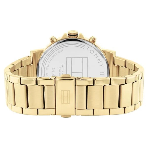 Tommy Hilfiger Multifunction Black Stainless Steel Strap for Men th1710589