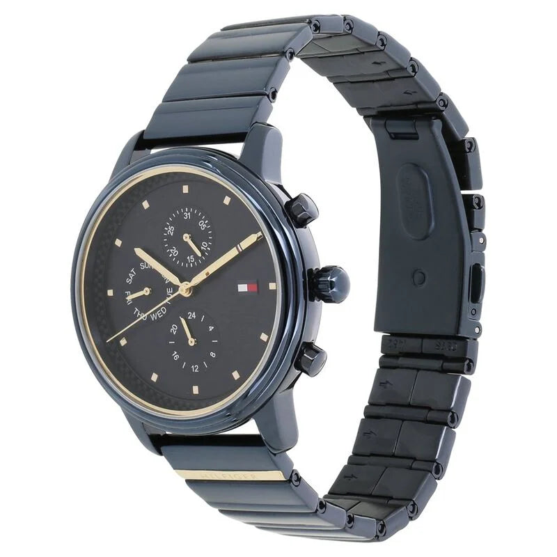 Tommy Hilfiger Quartz Multifunction Blue Dial Metal Strap Watch for Women NETH1781893W - KRISHNA WATCH COMPANY