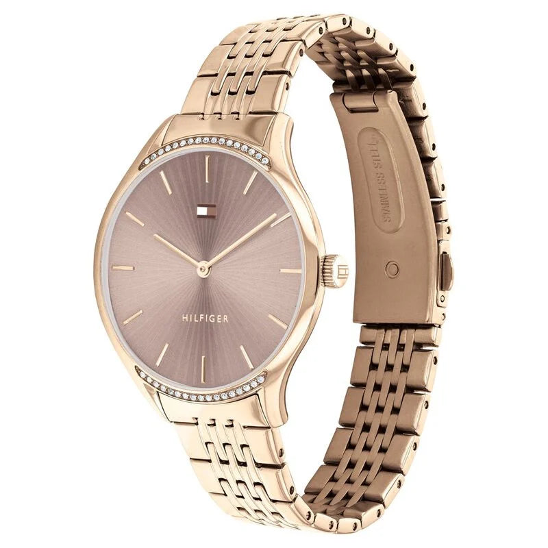 Tommy Hilfiger Quartz Analog Grey Dial Stainless Steel Strap Watch for Women NETH1782212 - KRISHNA WATCH COMPANY
