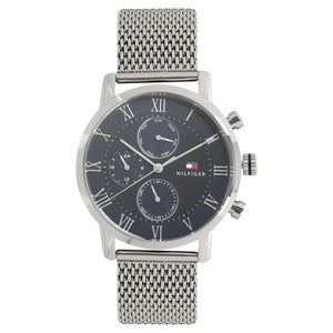 Tommy Hilfiger Quartz Multifunction Blue Dial Metal Strap Watch for Men NETH1791398 - KRISHNA WATCH COMPANY