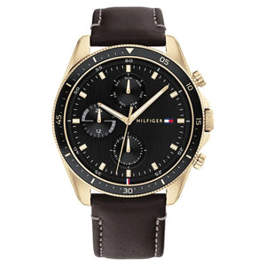 Tommy Hilfiger Black Dial Quartz Multifunction Watch for Men NETH1791836W - KRISHNA WATCH COMPANY