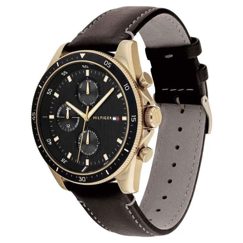 Tommy Hilfiger Black Dial Quartz Multifunction Watch for Men NETH1791836W - KRISHNA WATCH COMPANY