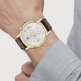 Tommy Hilfiger Silver Round Dial Watch For Men - TH1791884 - KRISHNA WATCH COMPANY