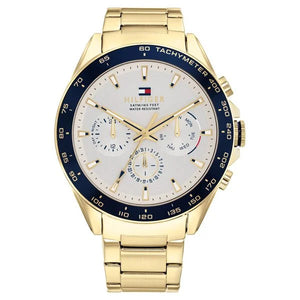 Tommy Hilfiger Silver Dial Stainless Steel Strap Watch for Men - TH1791969 - KRISHNA WATCH COMPANY