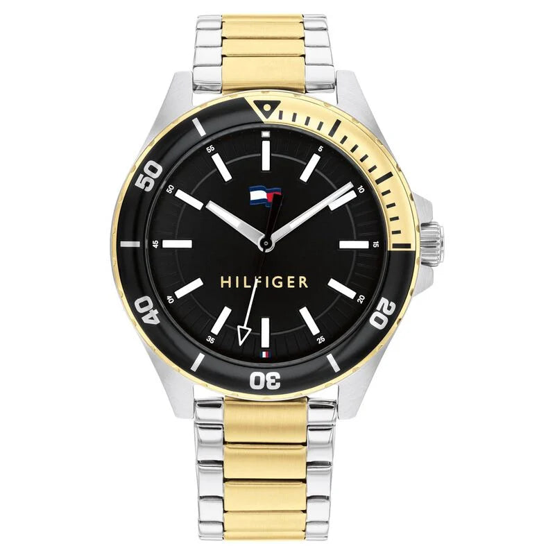 Tommy Hilfiger Quartz Analog Black Dial Stainless Steel Strap Watch for Men TH1792013 - KRISHNA WATCH COMPANY