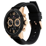 Tommy Hilfiger Black Dial Quartz Analog Watch for Men neth1792028 - KRISHNA WATCH COMPANY