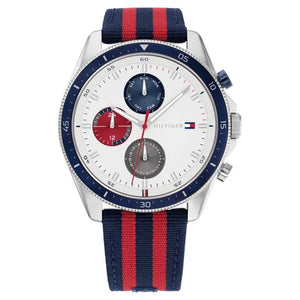 Tommy Hilfiger White Dial Quartz Analog Watch for Men neth1792035 - KRISHNA WATCH COMPANY