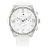 Tommy Hilfiger Silver Dial Quartz Analog with Date Watch for Men - TH1792072 - KRISHNA WATCH COMPANY