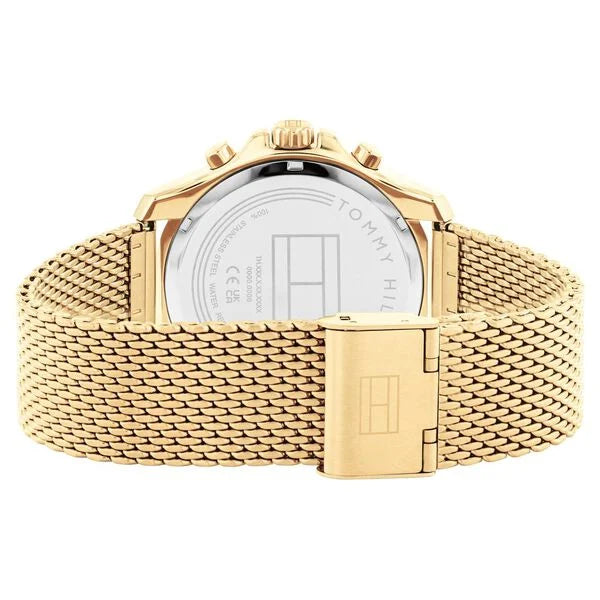 Tommy Hilfiger Quartz Multifunction Green Stainless Steel Strap for Men th1792093