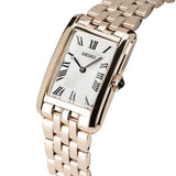Seiko Ladies Dress Watch in Rose Gold-tone with Roman Numeral Dial - HGG002P1