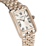 Seiko Ladies Dress Watch in Rose Gold-tone with Roman Numeral Dial - HGG002P1