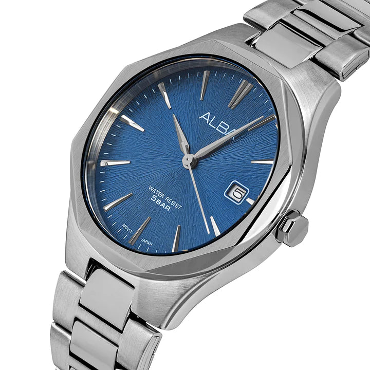 ALBA Prestige Blue Men 40mm Watch Quartz AS9U57X1 - KRISHNA WATCH COMPANY