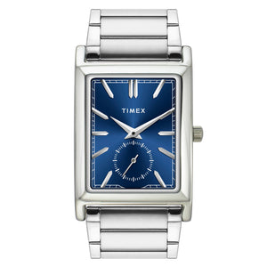 TIMEX Men Blue Rectangle Dial Analog Watch - TW000L523 - KRISHNA WATCH COMPANY