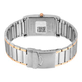 TIMEX Silver Tone Rectangle Dial Analog Men's Watch - TW000L525 - KRISHNA WATCH COMPANY