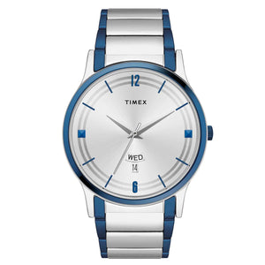 TIMEX Men Silver Round Dial Analog Watch - TW000R467 - KRISHNA WATCH COMPANY