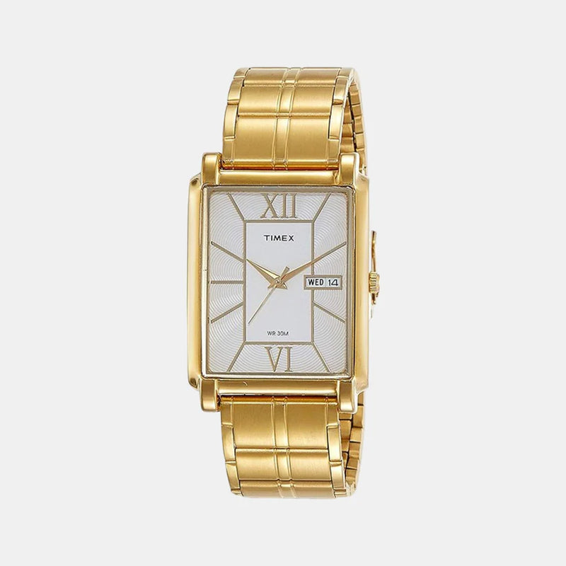 TIMEX ANALOG SILVER DIAL MEN'S WATCH - TW000W905