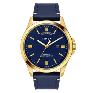 TIMEX Men Blue Round Dial Analog Watch - TW000X140 - KRISHNA WATCH COMPANY