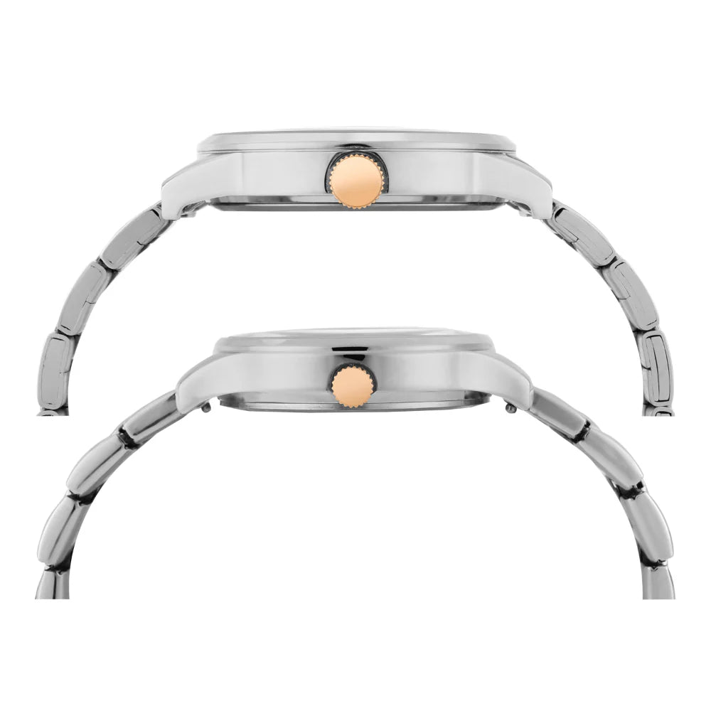 Timex Pairs Blue Round Multifunction Dial Watch- TW00PR305