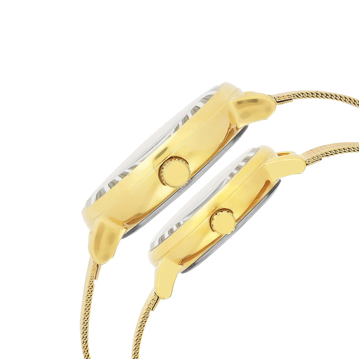 TIMEX Green Round Dial Analog Pair's Watch - TW00PR324