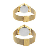 TIMEX Green Round Dial Analog Pair's Watch - TW00PR324