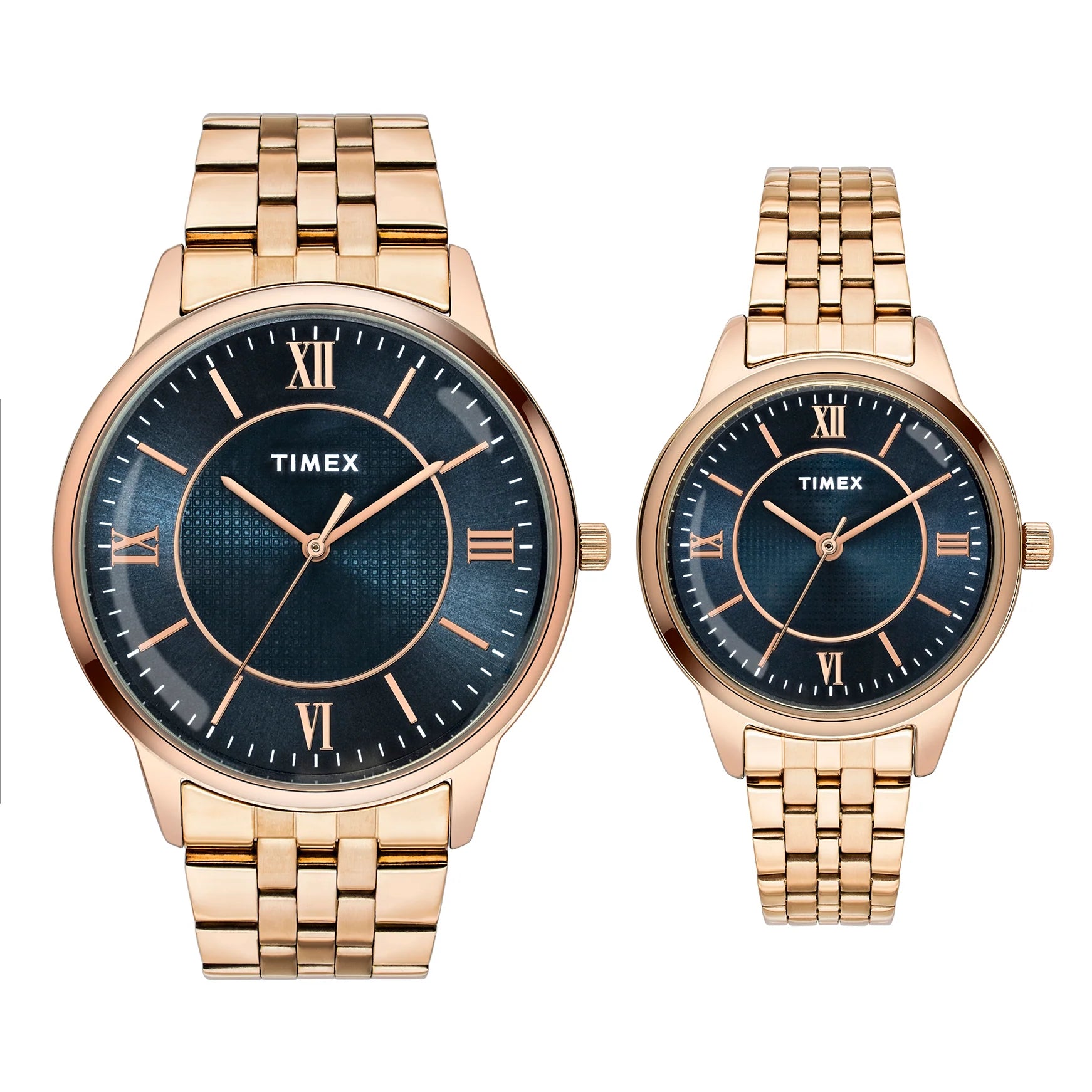 TIMEX Pairs Blue Round Dial Analog Watch - TW00PR332