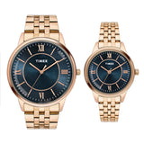 TIMEX Pairs Blue Round Dial Analog Watch - TW00PR332