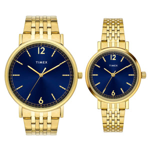TIMEX Pairs Blue Round Dial Analog Watch - TW00PR337 - KRISHNA WATCH COMPANY