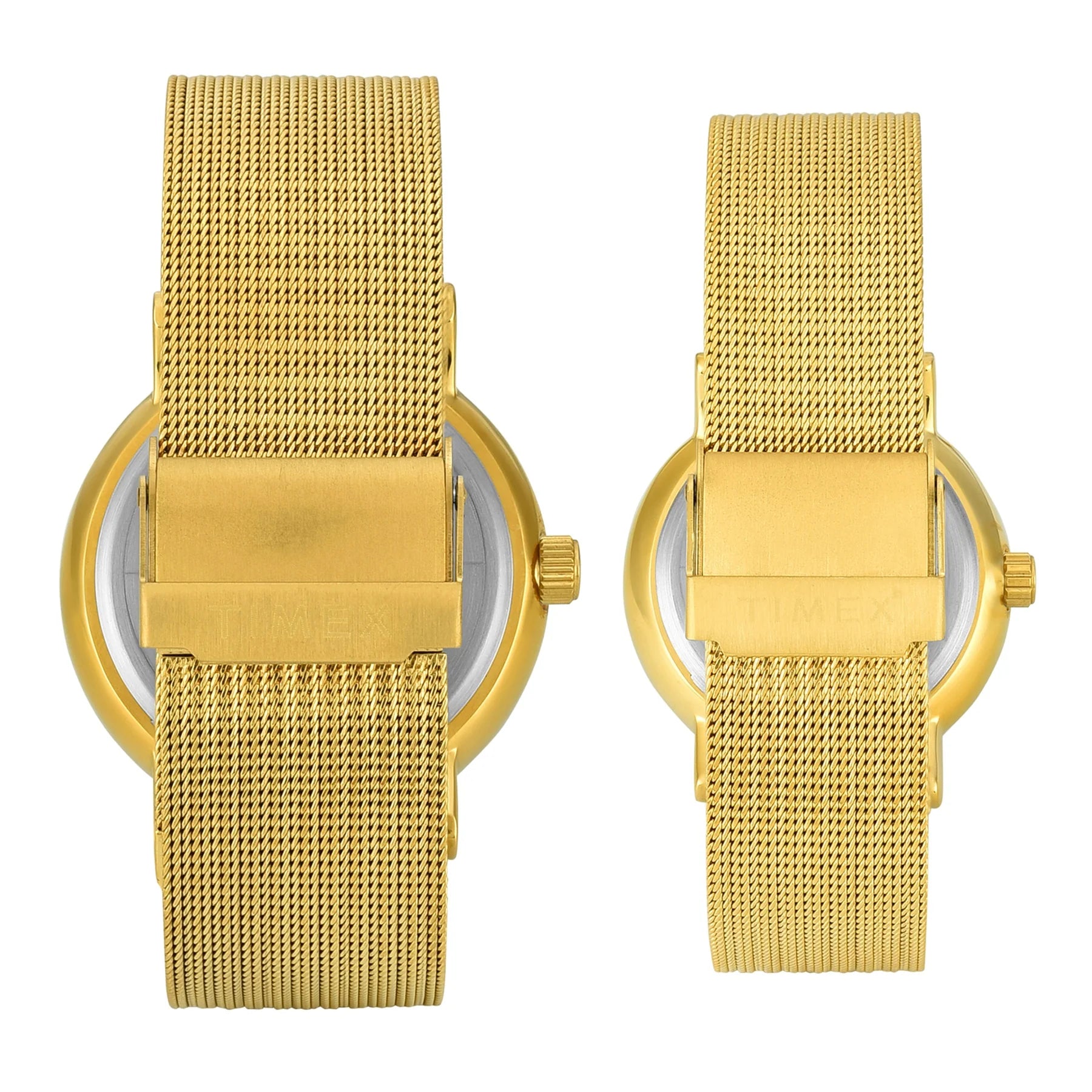 TIMEX Green Round Dial Analog Pair's Watch - TW00PR342