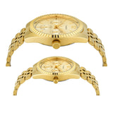 TIMEX Trendline Champagne Round Dial Analog Pair's Watch - TW00PR345