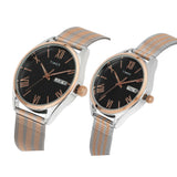 TIMEX Trendline Black Round Dial Analog Pair's Watch - TW00PR351